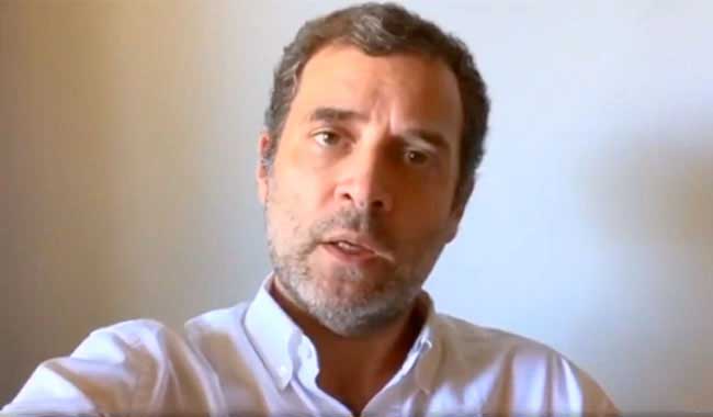 Rahul Gandhi posted a video on twitter for using force against Corona Warriors sitting on dharna