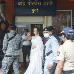 Kangana Ranaut Reached Bandra Police Station with sister for questioning on Sedition case