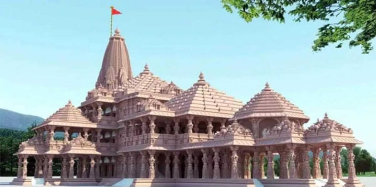 Ram Mandir: मंदिर के लिए वैदिक रीति रिवाज से पूजन के बाद नींव की खुदाई शुरू