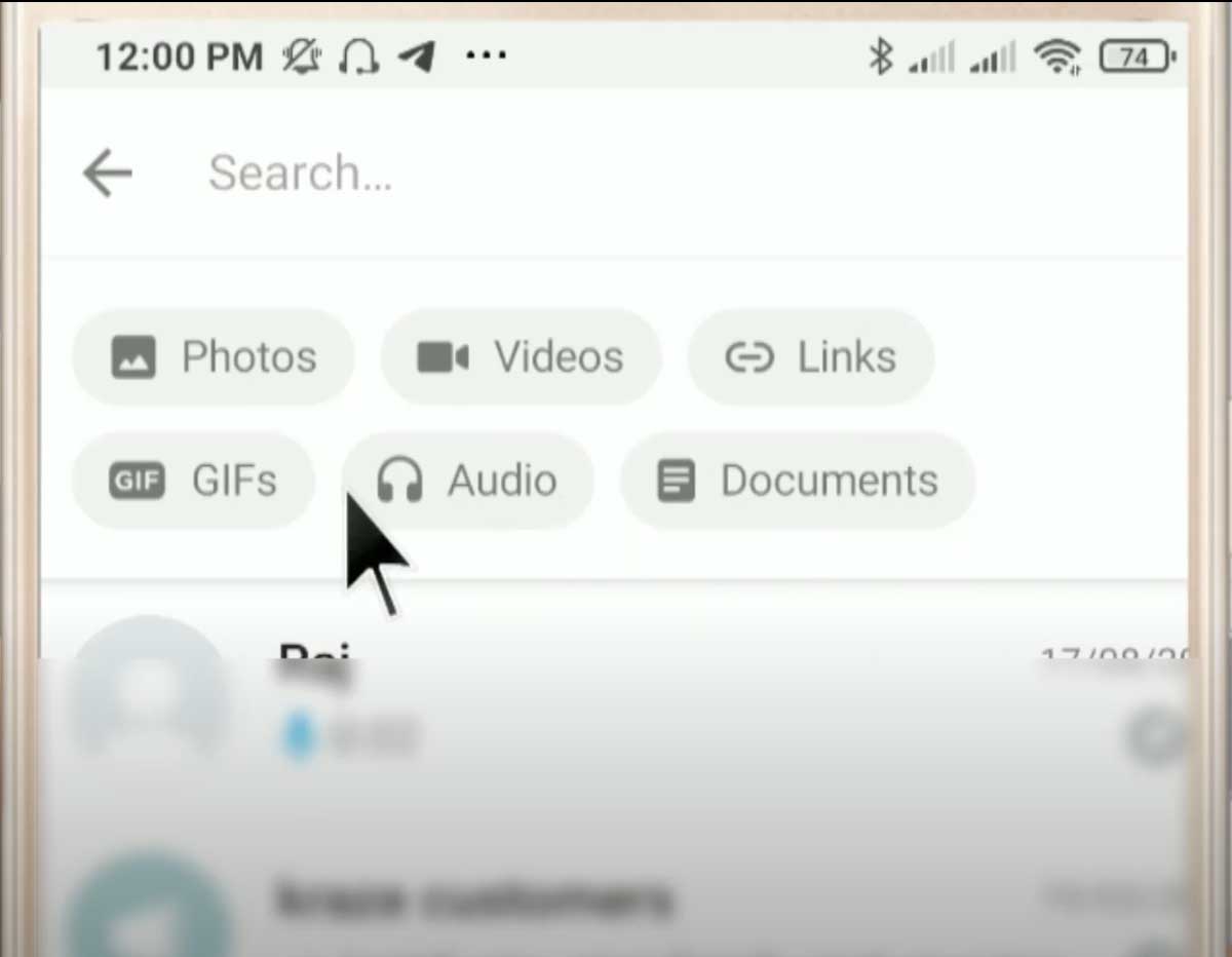 You can easily search photos videos links and documents with WhatsApp Advance Search feature