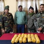 Narco-Terrorism: Pakistani intruder killed, 14.8 kg heroin and weapon recovered