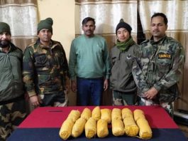 Narco-Terrorism: Pakistani intruder killed, 14.8 kg heroin and weapon recovered