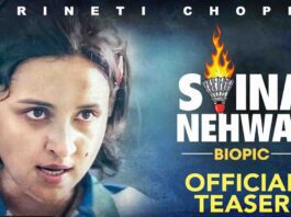 A film made on the life of country's badminton player Saina Nehwal is releasing on 26 march