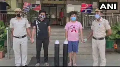 Delhi News 2 arrested for allegedly black marketing of oxygen cylinders