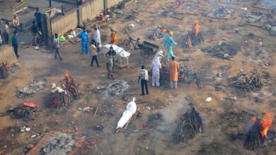 Lack of space for cremation in Delhi by Covid-19 deaths