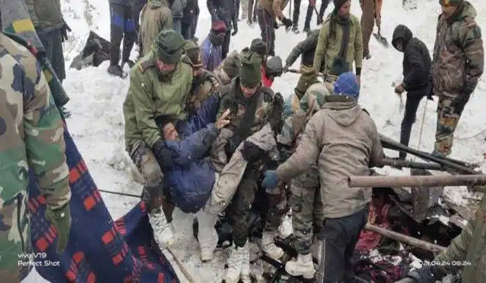 Uttrakhand Avalanche 384 rescued eight bodies recovered six critical