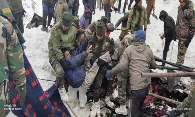 Uttrakhand Avalanche 384 rescued eight bodies recovered six critical