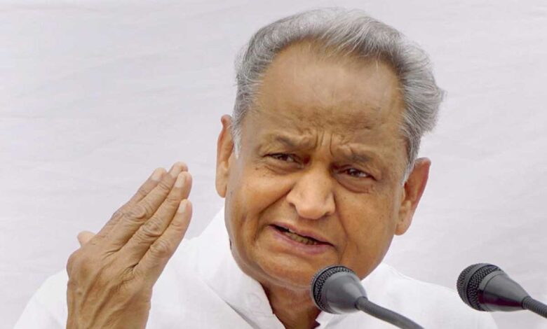 Ashok Gehlot demands probe into alleged land deal scam in Ayodhya