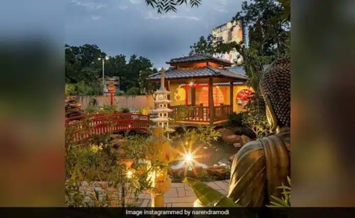 PM Modi shares stunning pictures of Zen Garden in Ahmedabad