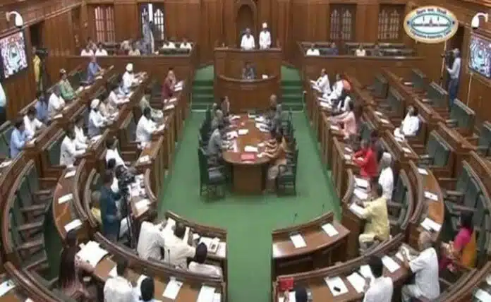 BJP MLA suspended from Delhi Assembly for next session