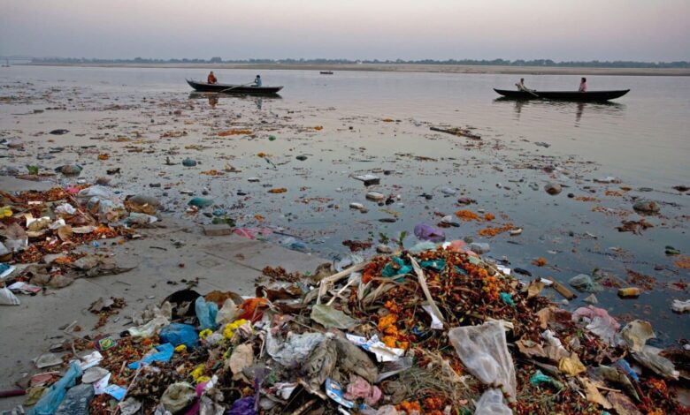 Pollution from Microplastics in River Ganga