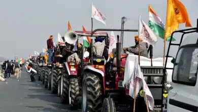 Tractor Parade of Farmers in Haryana on Independence Day