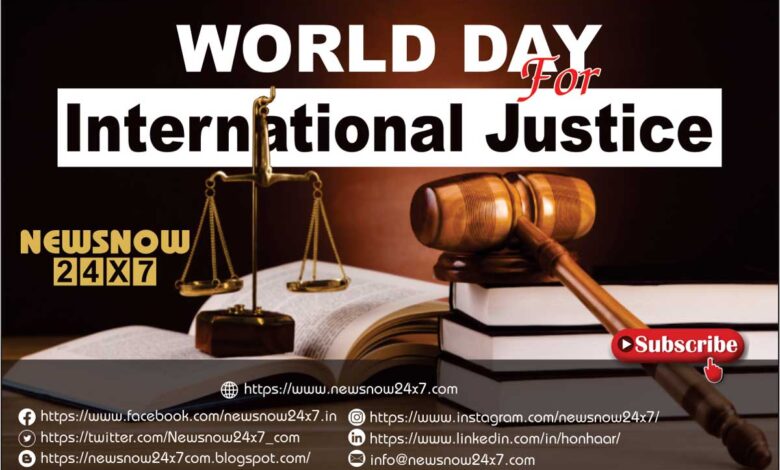 World Day for International Justice 2021