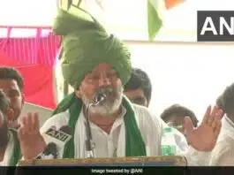 Farmer leader Rakesh Tikait attack on the government's action: "Official Taliban"