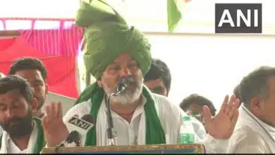 Farmer leader Rakesh Tikait attack on the government's action: "Official Taliban"