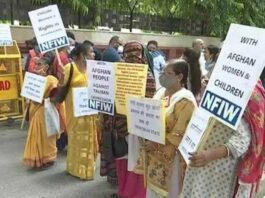 Protect Women in Afghanistan: Protests in Delhi