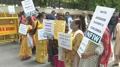 Protect Women in Afghanistan: Protests in Delhi