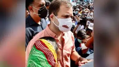 "I am with them": Rahul Gandhi visits girl's family, allegedly raped, murdered