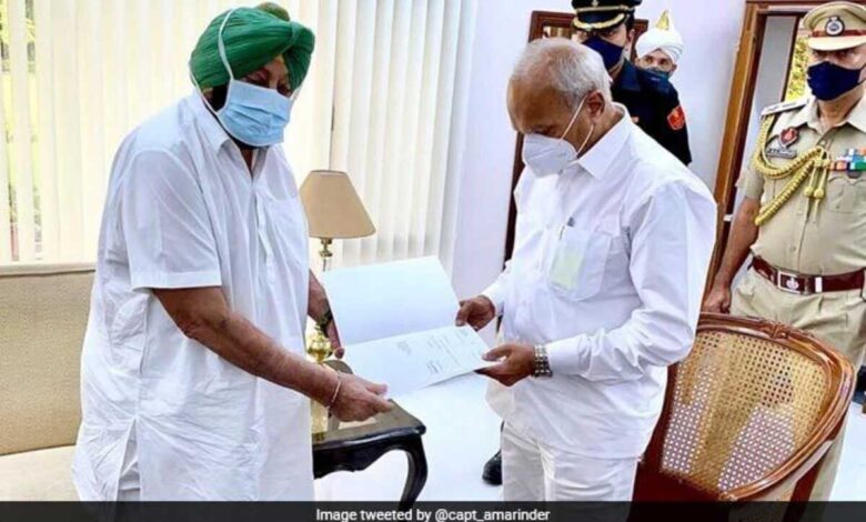 Amarinder Singh resigns as CM, says "humiliated thrice"