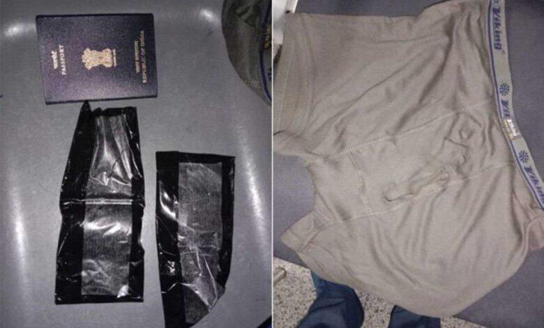 Gold worth Rs 43 Lakh In Underwear, busted by Hyderabad customs