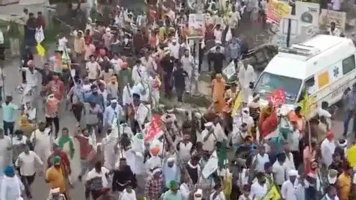 March to Haryana Mini Secretariat, farmers leaders briefly detained