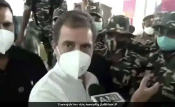 Rahul Gandhi left Lucknow airport after brief altercation with security staff