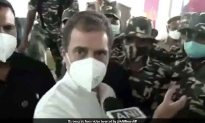 Rahul Gandhi left Lucknow airport after brief altercation with security staff