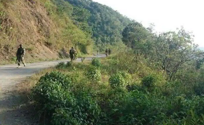 Terrorists ambushed an Assam Rifles convoy in Manipur