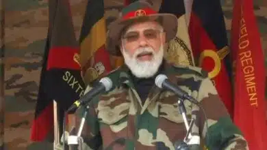 PM Modi to soldiers: "We sleep peacefully because of you"