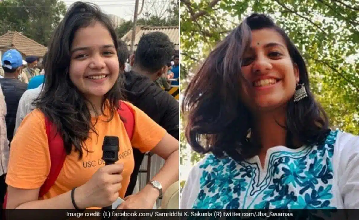 2 Women Journalists, जिन्होंने त्रिपुरा पुलिस पर “धमकाने” का आरोप लगाया, हिरासत में।