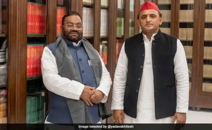 UP minister Swami Prasad Maurya left BJP and joined Samajwadi Party