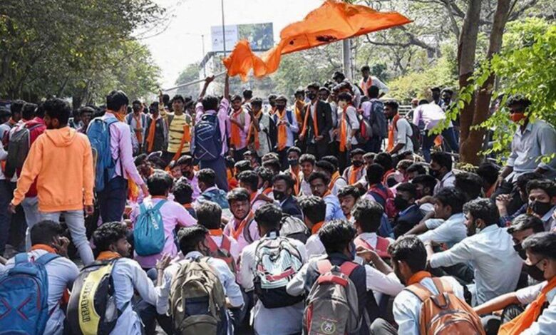 Hijab controversy: Gathering, protests near educational institutions in Bengaluru banned for 2 weeks