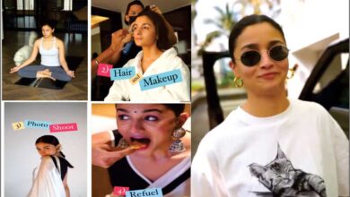 Alia Bhatt gives a glimpse viedo the promotions of 'Gangubai Kathiawadi'