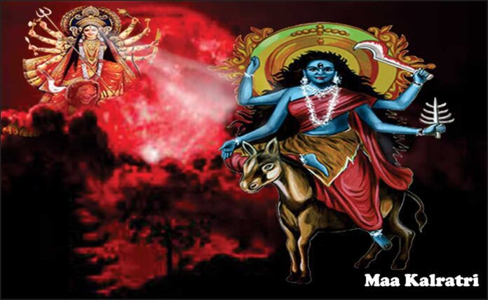 Maa Kalratri mantra stotra kavach and aarti