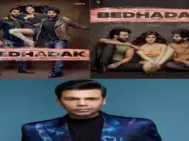 Karan Johar shared the poster of Bedhadak on social media