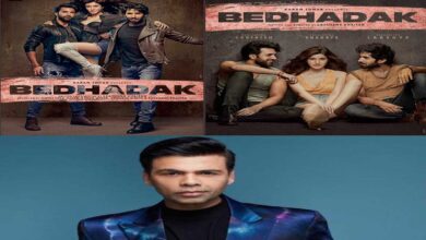 Karan Johar shared the poster of Bedhadak on social media