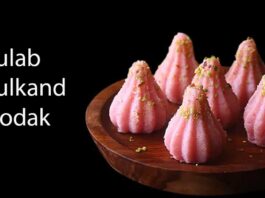 Gulab Gulkand Modak: Colorful and Delicious, Recipe