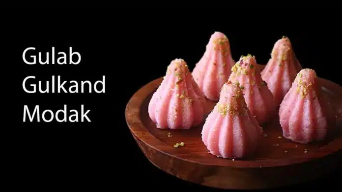 Gulab Gulkand Modak: Colorful and Delicious, Recipe