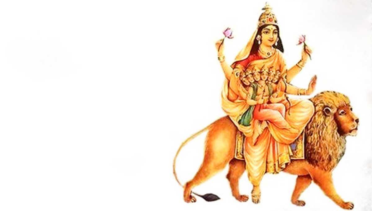 Devi Skandmata mantra prayer stotra kavach aarti