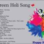 List of Best Bollywood Holi Songs for Holi festival 2022