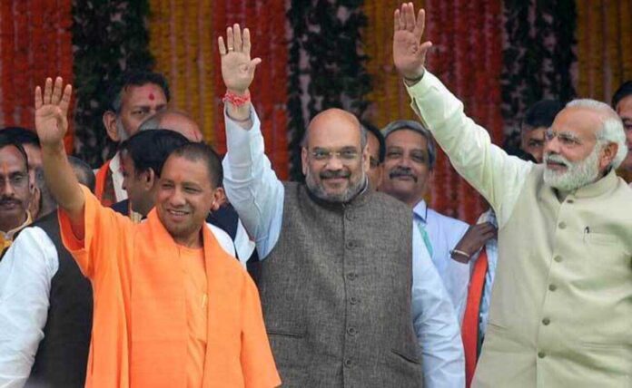 Record victory of BJP in UP with even higher vote share