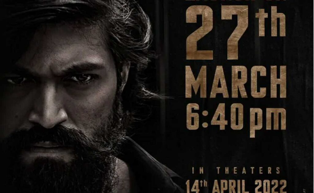 KGF Chapter 2 trailer to release on March 27