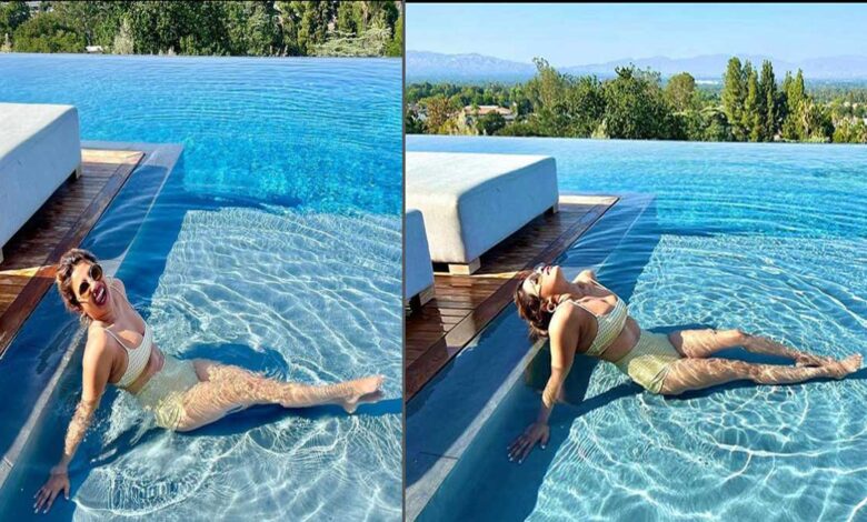 Priyanka Chopra Jonas shares sexy poolside pics