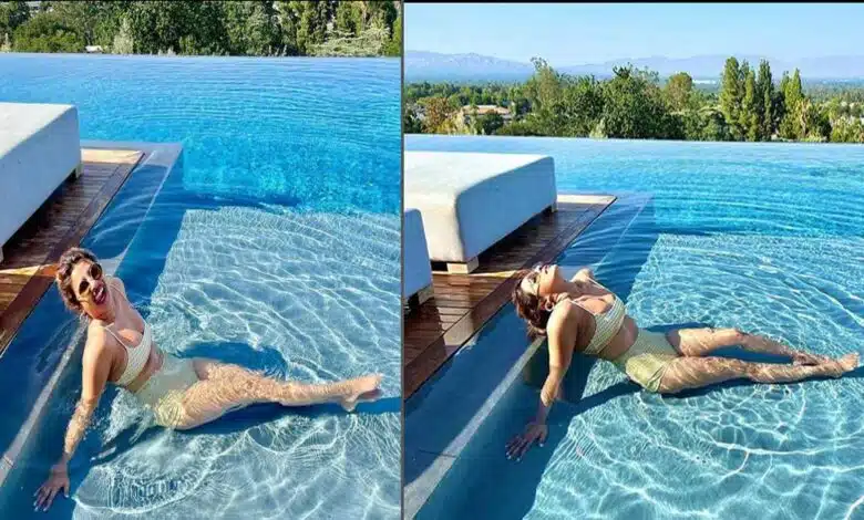 Priyanka Chopra Jonas shares sexy poolside pics