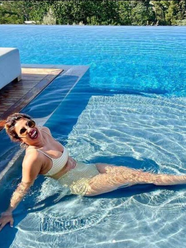 Priyanka Chopra shares sexy poolside pics