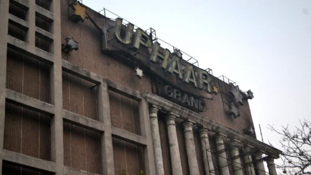 Fire in Delhi's Uphaar Cinema, closed since 1997