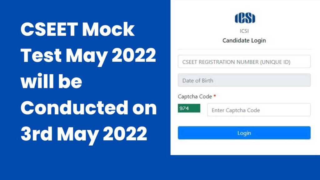 ICSI will conduct CSEET 2022 mock test today; Exam On May 7
