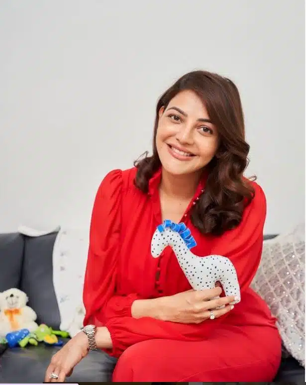 Kajal Aggarwal shares cute pictures with son Neil on Mother's Day