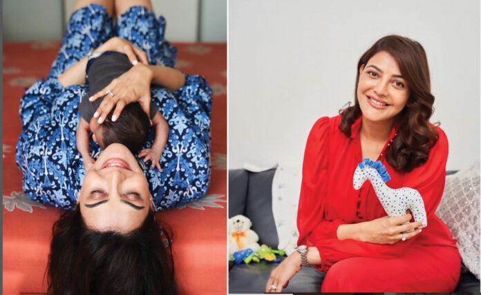 Kajal Aggarwal shares cute pictures with son Neil on Mother's Day