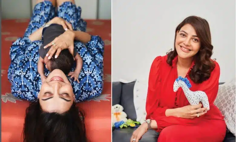 Kajal Aggarwal shares cute pictures with son Neil on Mother's Day